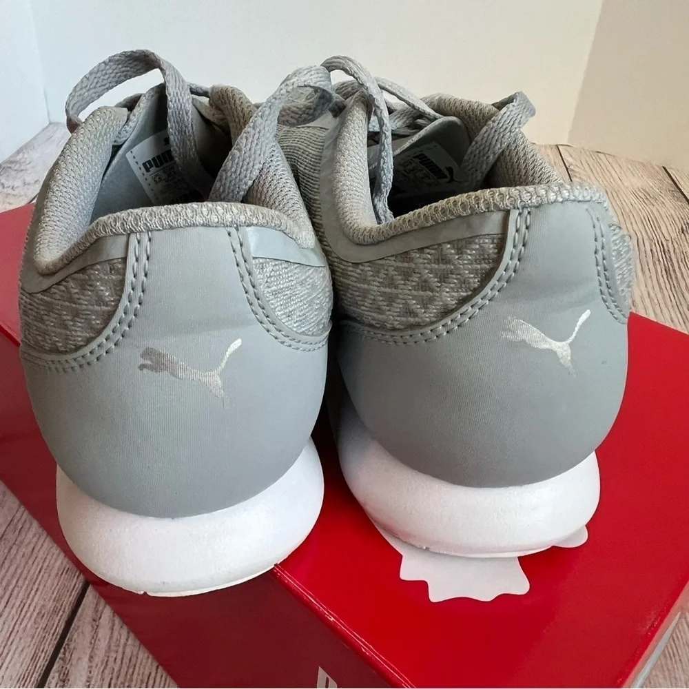 PUMA Vega Soft Foam Silver Shoes 8